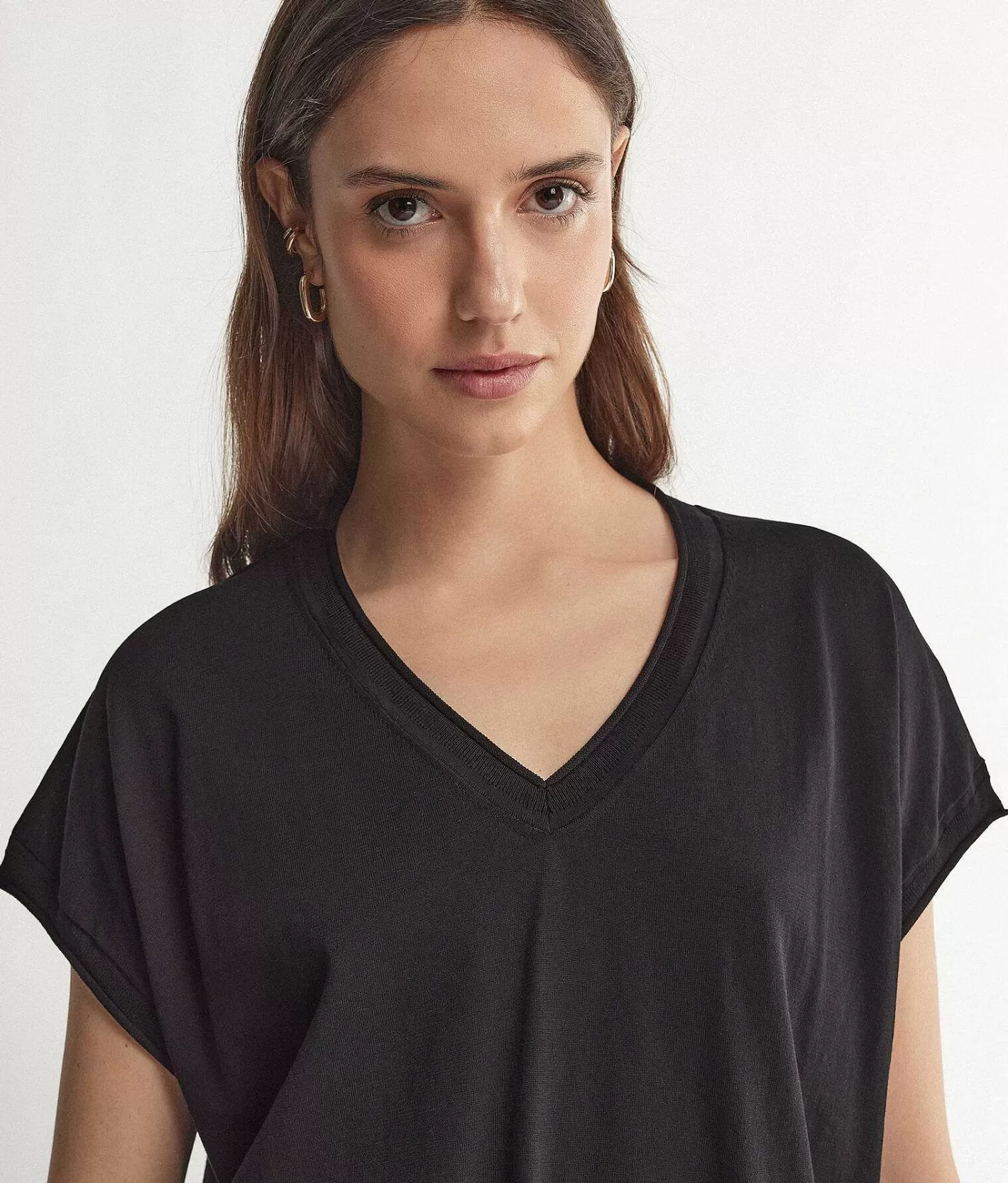 Falconeri Maglia Con Scollo V A Maniche Corte Shop
