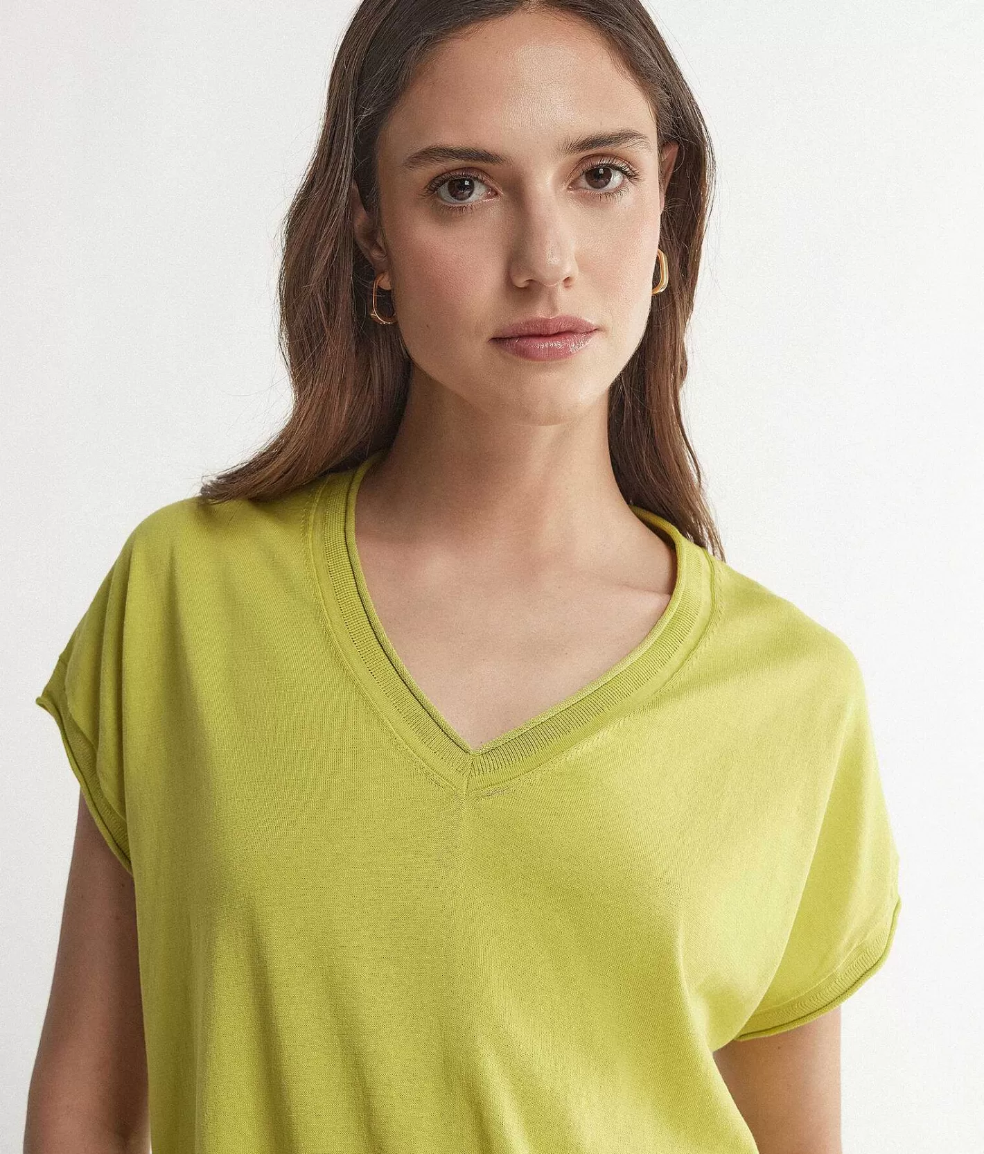 Falconeri Maglia Con Scollo V A Maniche Corte Cheap
