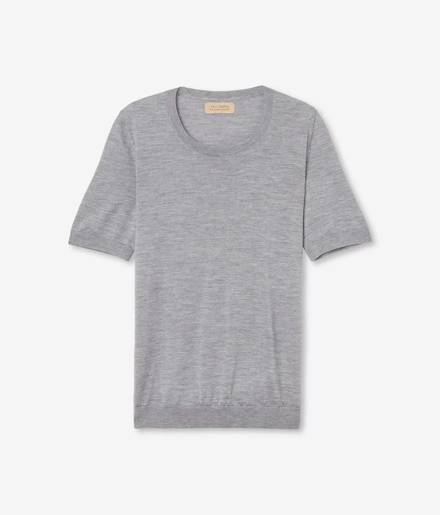 Falconeri Maglia Girocollo Maniche Corte In Cashmere Ultrafine Best Sale