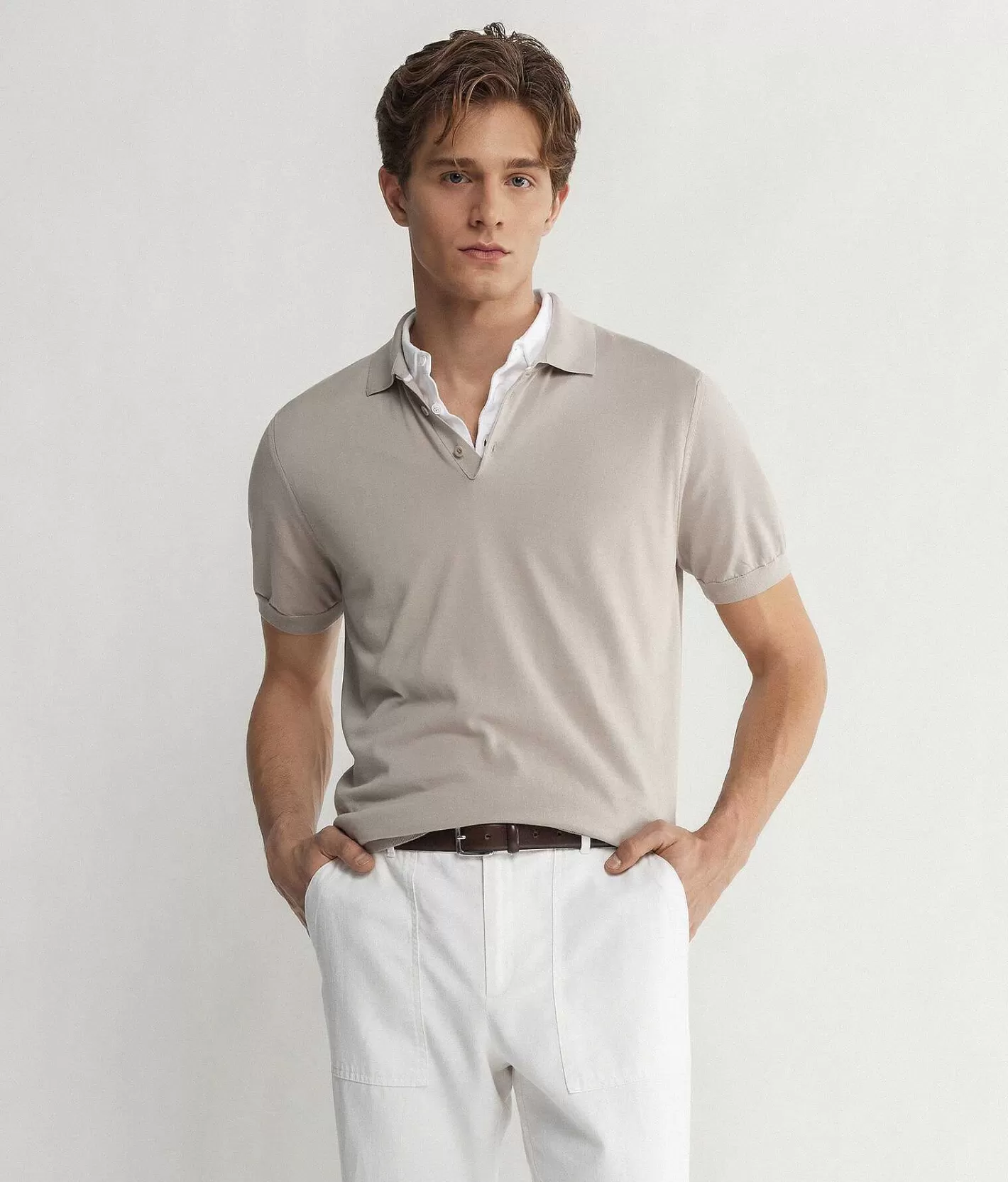 Falconeri Polo A Maniche Corte In Cotone Fresh Outlet