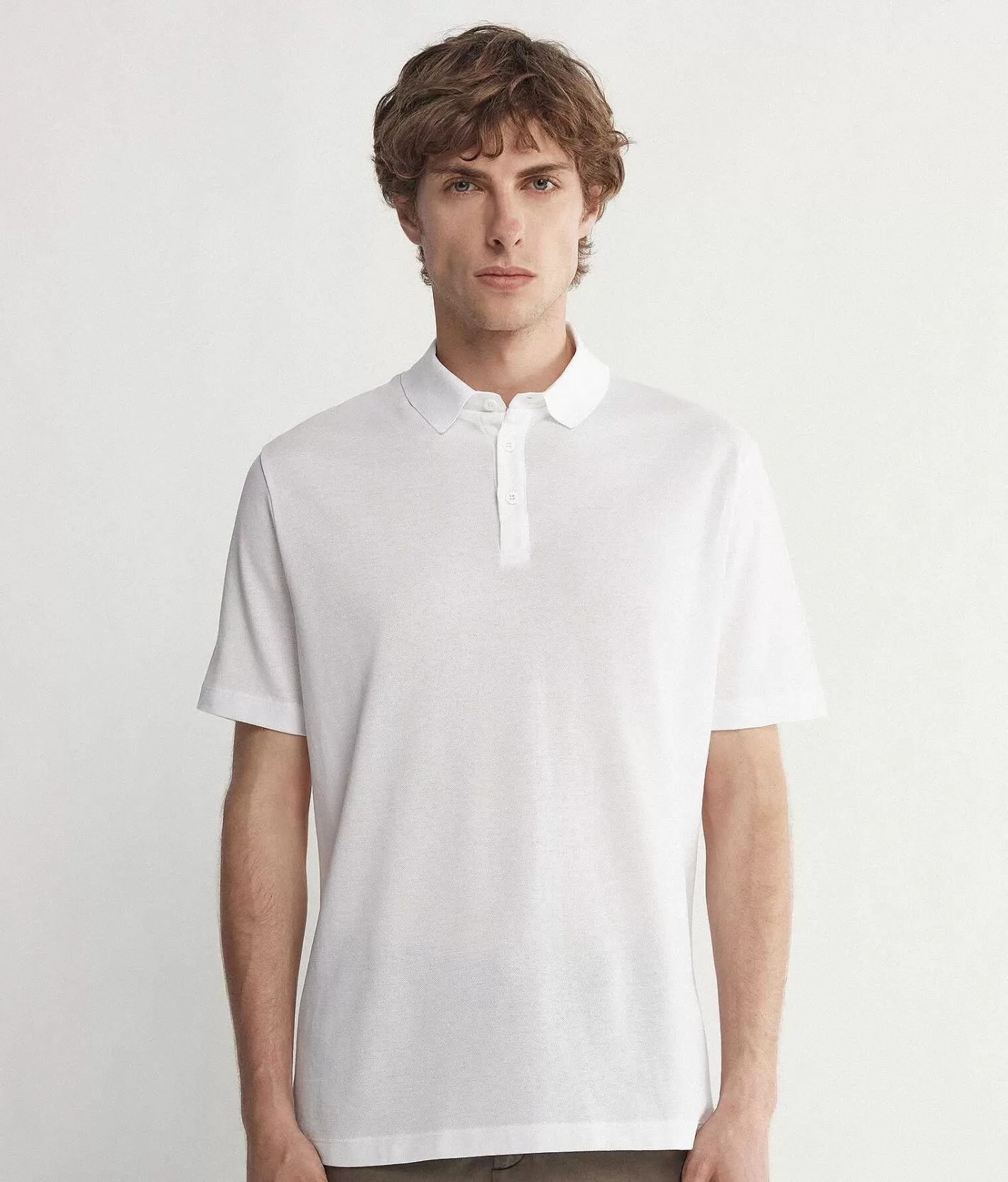 Falconeri Polo Manica Corta In Piquet Cotone Seta Clearance
