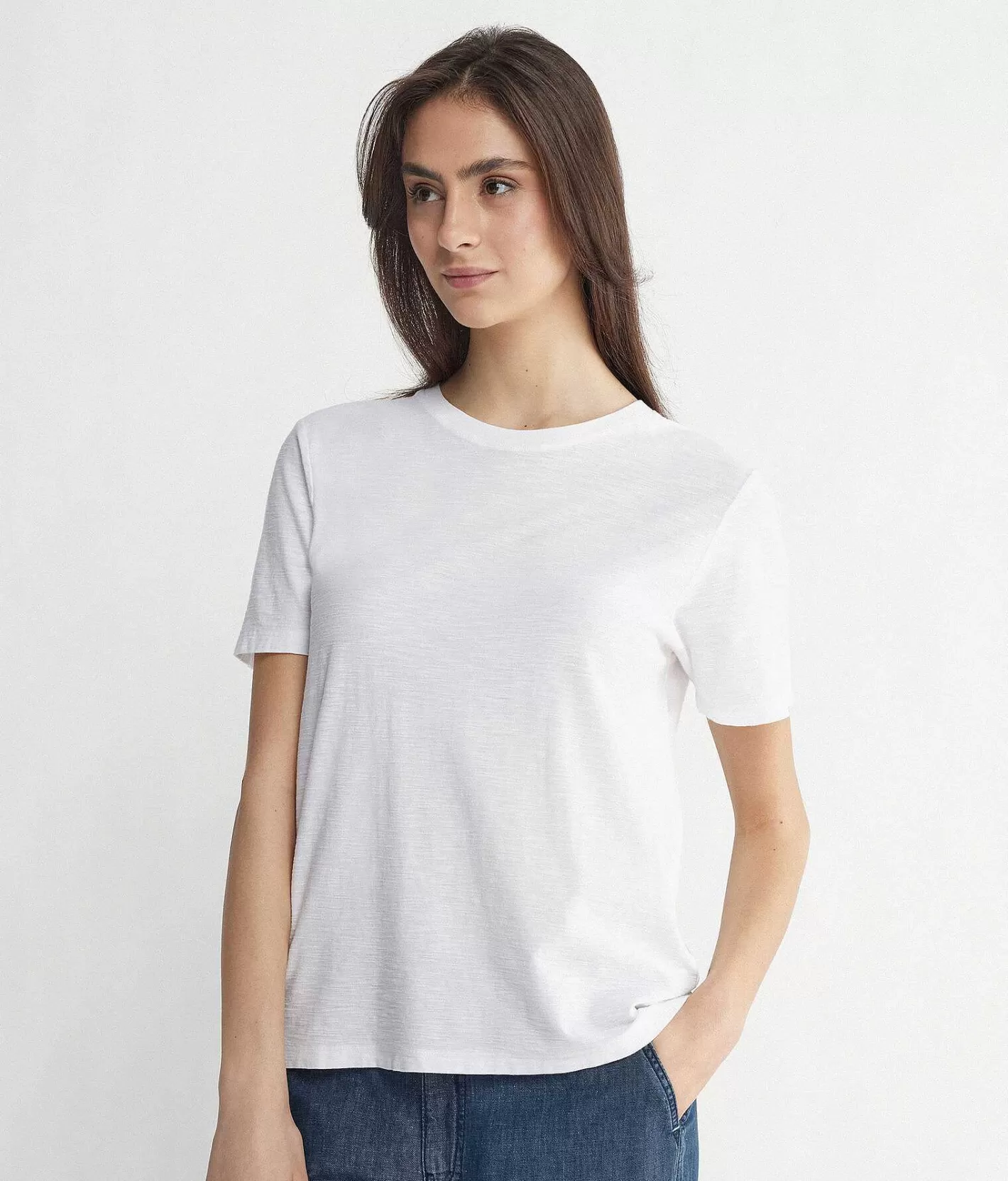 Falconeri T-Shirt Girocollo A Maniche Corte In Cotone Hot
