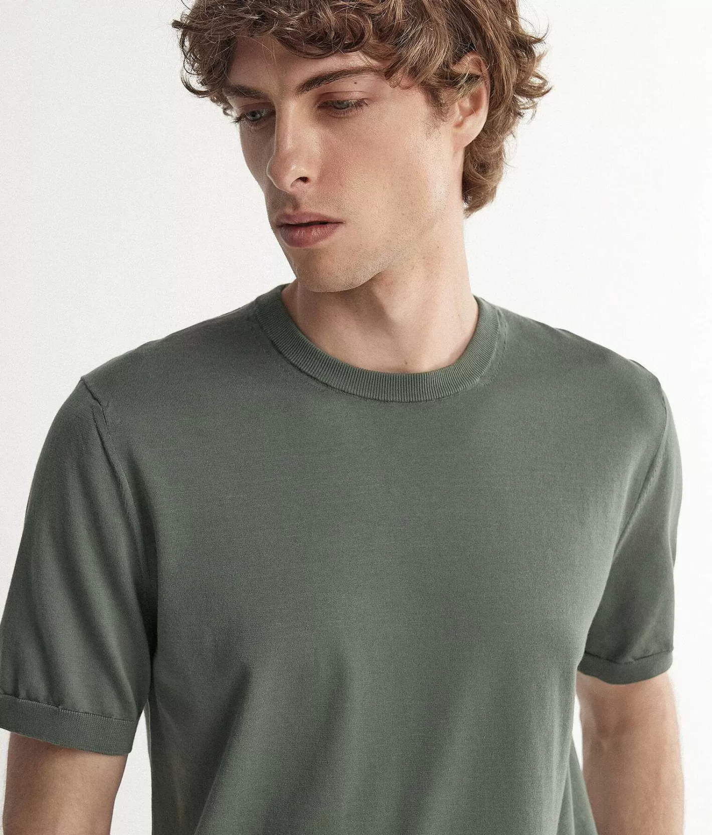 Falconeri T-Shirt Girocollo Maniche Corte In Cotone Fresh Fashion